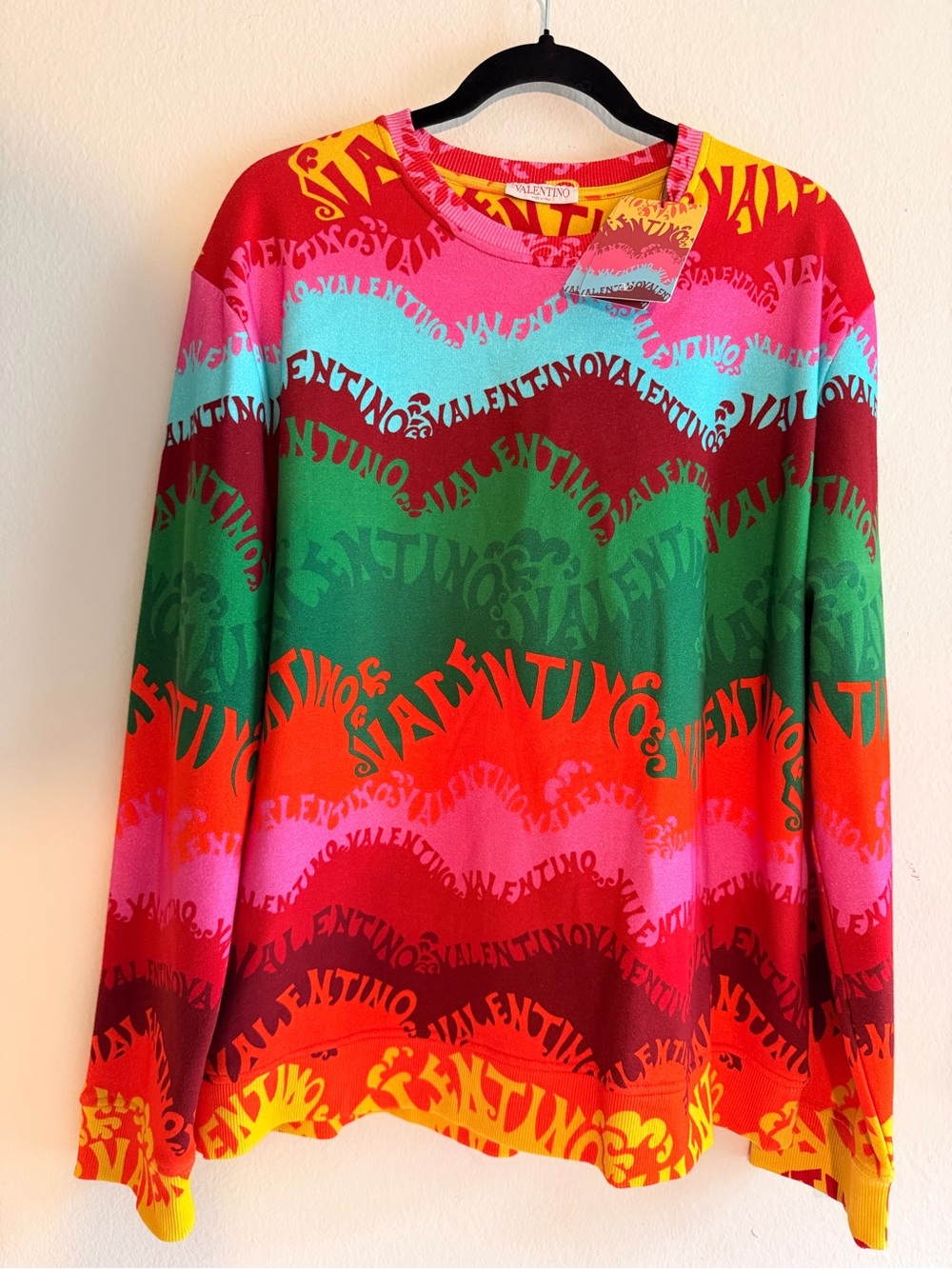 Valentino Waves Sweatshirt — Escape 2022 Capsule — NWT